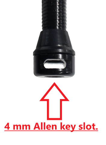 Tubeless valve, black, with integrated valve core remover (single) - Image 2